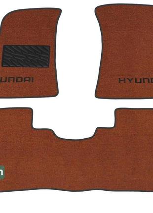 Двухслойные коврики Sotra Premium Terracot для Hyundai Santa F...