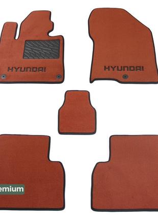 Двухслойные коврики Sotra Premium Terracot для Hyundai Santa F...
