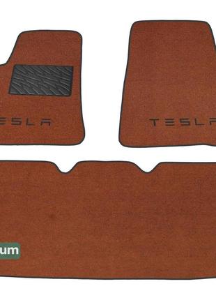 Двухслойные коврики Sotra Premium Terracotta для Tesla Model S...