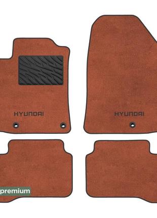 Двухслойные коврики Sotra Premium Terracotta для Hyundai Ioniq...