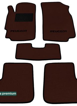 Двухслойные коврики Sotra Premium Chocolate для Peugeot 406 (m...