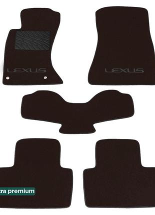 Двухслойные коврики Sotra Premium Chocolate для Lexus IS (mkII...