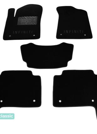 Двухслойные коврики Sotra Classic Black для Infiniti QX80 / QX...