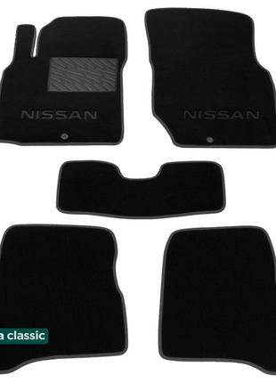 Двухслойные коврики Sotra Classic Black для Nissan Almera Clas...