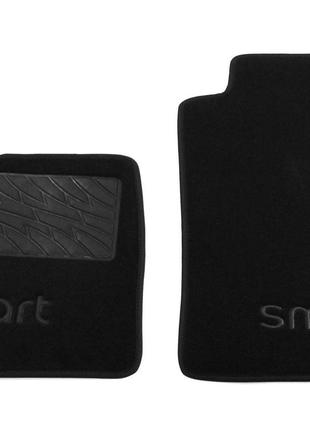 Двухслойные коврики Sotra Premium Graphite для Smart ForTwo (m...
