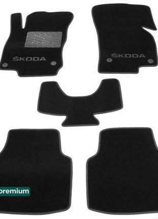 Двухслойные коврики Sotra Premium Graphite для Skoda Superb (m...