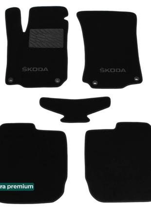 Двухслойные коврики Sotra Premium Graphite для Skoda Octavia (...