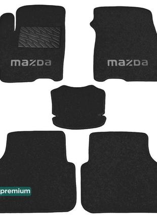 Двухслойные коврики Sotra Premium Graphite для Mazda 5 / Prema...