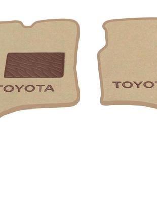Двухслойные коврики Sotra Premium Beige для Toyota Previa (mkI...