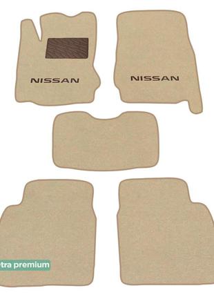 Двухслойные коврики Sotra Premium Beige для Nissan Note (mkI)(...