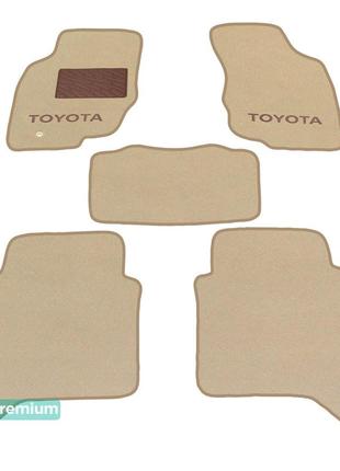 Двухслойные коврики Sotra Premium Beige для Toyota Hilux (mkVI...