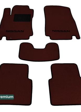 Двухслойные коврики Sotra Premium Chocolate для Nissan Tiida (...