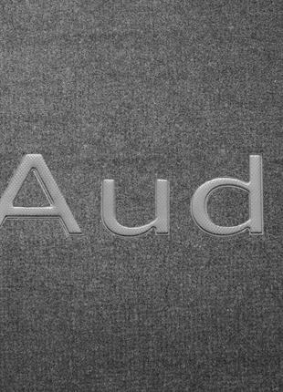 Двошарові килимки Sotra Premium Grey для Audi Q7 (mkI) (5 місц...