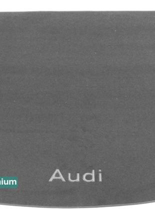 Двухслойные коврики Sotra Premium Grey для Audi Q7 (mkI)(багаж...
