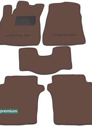 Двухслойные коврики Sotra Premium Chocolate для Chrysler Strat...