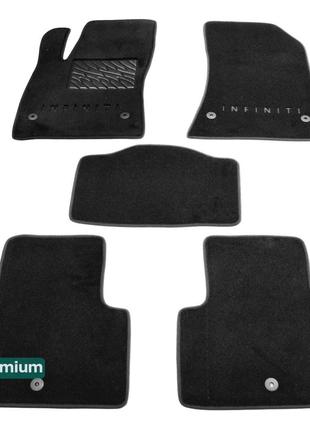 Двухслойные коврики Sotra Premium Black для Infiniti QX50 (mkI...