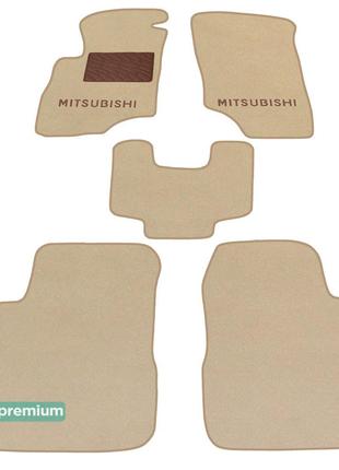 Двухслойные коврики Sotra Premium Beige для Mitsubishi Outland...
