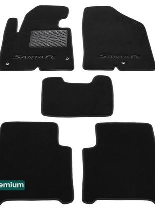 Двухслойные коврики Sotra Premium Black для Hyundai Santa Fe (...