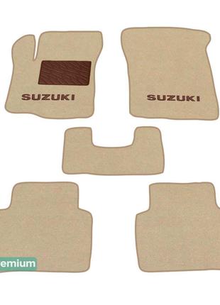 Двухслойные коврики Sotra Premium Beige для Suzuki Vitara (mkI...
