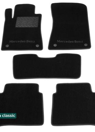 Двухслойные коврики Sotra Classic Black для Mercedes-Benz CLS-...