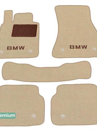 Двухслойные коврики Sotra Premium Beige для BMW 6-series (G32)...