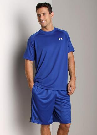 Спортивна футболка under armour ua tech shortsleeve t royal