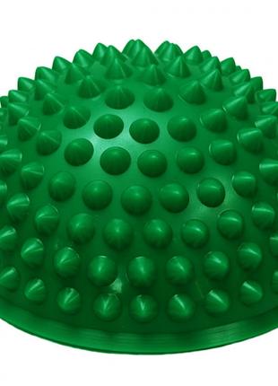 Напівсфера масажна кіндербол EasyFit 15 см жорстка зелена