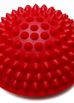 Напівсфера масажна кіндербол EasyFit 15 см жорстка червона