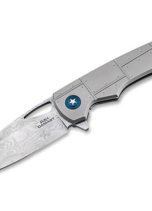 Складной нож - Boker - P-51 Damast - 01BO910DAM - дамаск