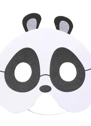 Детская маска Панда, размер маски 18*16см
