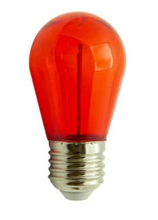 Лампа світлодіодна Lemanso 1W E27 60LM S14 LM3078 червона
