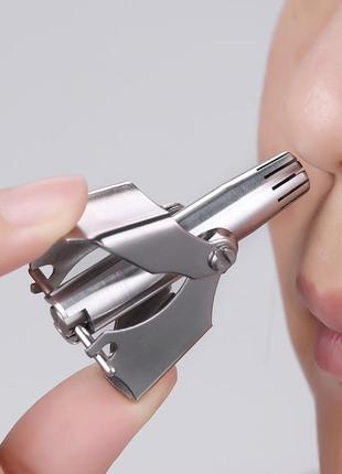 Портативный механический триммер для носа и ушей из нержавеюще...