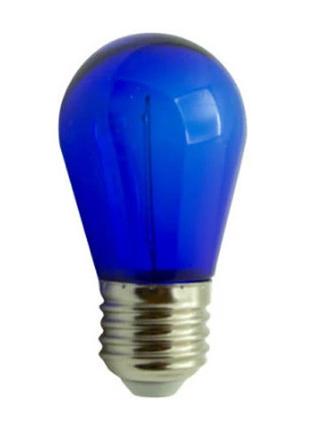 Лампа світлодіодна Lemanso 1W E27 60LM S14 LM3078 синя
