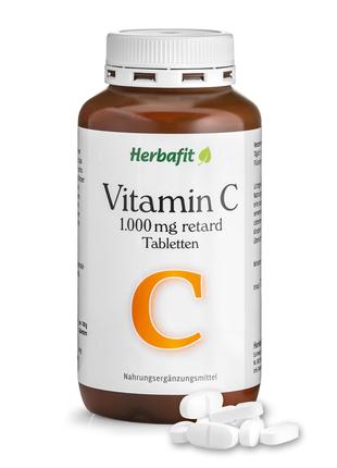 Herbafit Вітамін C 1000 мг ретард, 180 таблеток