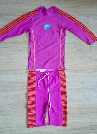 Пляжний сонцезахисний костюмчик для дівчинки Splash Action