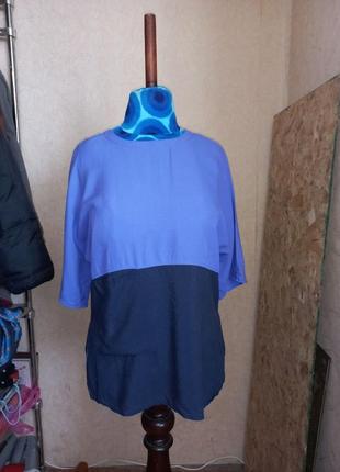 Шелковая блузка 48 размер