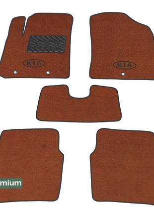 Двухслойные коврики Sotra Premium Terracotta для Kia Picanto (...
