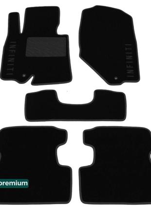 Двухслойные коврики Sotra Premium Black для Infiniti EX / QX50...