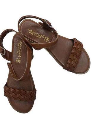 Босоніжки екошкіра коричневий 006 р.36 ТМ Yaprak shoes