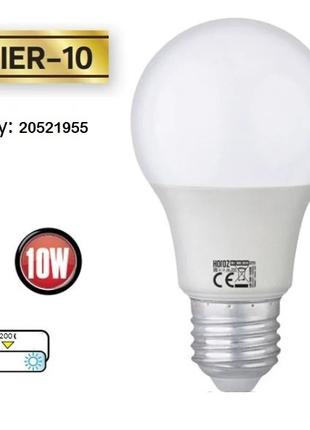 Світлодіодна лампа HOROZ ELECTRIC PREMIER-10 A60 10 Вт 4200K E27