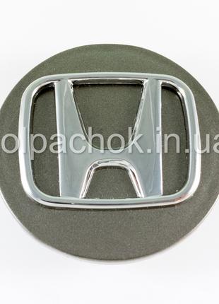 Колпачок на диски Honda графит/хром лого 44742-T7W-A01 (69мм)