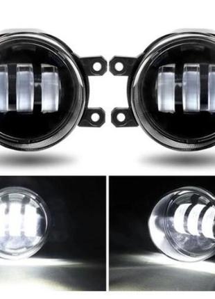 Универсальные противотуманные LED фары 30W toyota camry 40, co...