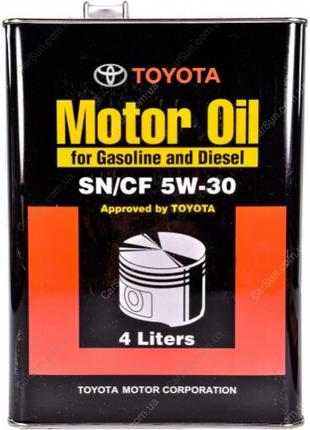 Моторное оригинальное масло TOYOTA Motor Oil 5W-30(4л.)0888083322
