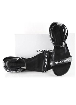 Кожаные женские босоножки balenciaga