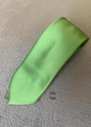 Краватка Puccina яскраво-зелена Італія ручна робота