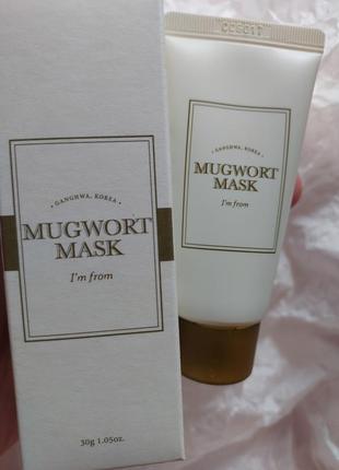 Успокаивающая маска с полином для лица im from mugwort mask