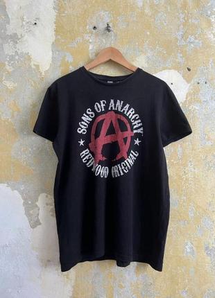 Мерч футболка sons of anarchy 2016 интересный принт анархия ce...