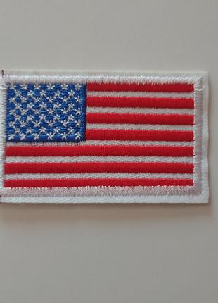 Нашивка на одяг, рюкзак прапор Америки, США