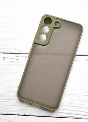 Чехол Samsung S901B Galaxy S22 для телефона оливковый