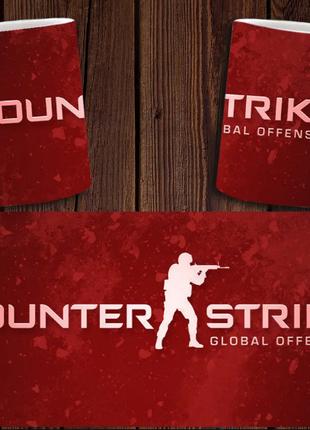 Чашка белая керамическая "Counter-Strike: Global Offensive" Ко...